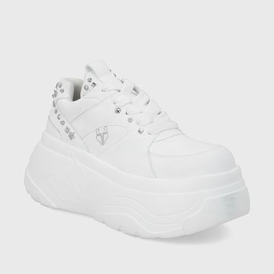 Imagen 2 del producto Zapatilla Mujer Blanca Plataforma 43062