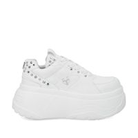 Zapatilla Mujer Blanca Plataforma 43062