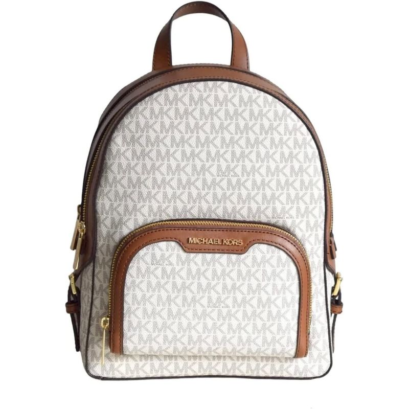 MICHAEL KORS - Mochila Michael Kors Jaycee MD Pkt Vanilla Brown