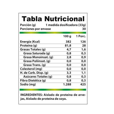 Imagen 2 del producto PROTEINA PARA COCINAR COOKING VEGAN PROTEIN 1KG 30 SERVICIOS - REVITTA.