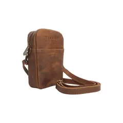 TRATUR - Cartera de Cuero Canela