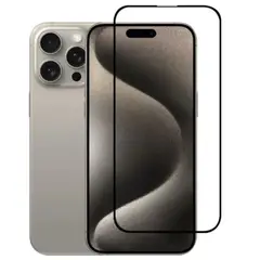 GENERICO - Lamina Mica Vidrio Templado Completa Para iPhone 15 Pro Max