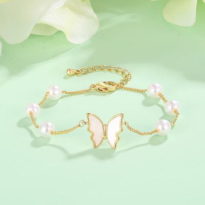 Imagen 2 del producto Pulsera Mujer Bañado en Oro Butterfly
