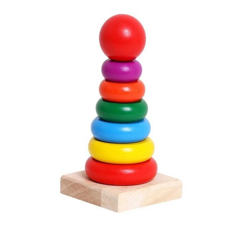 GENERICO - Torre Pequeña De Madera Juguete Didáctico Para Niños