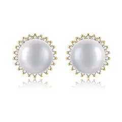 VANITE - Aros Mujer Plata Italiana Mystic Gold