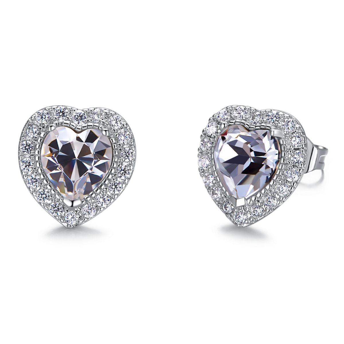 VANITE - Aros Mujer Cristales Mia White