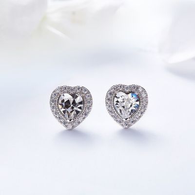 Imagen 2 del producto Aros Mujer Cristales Mia White