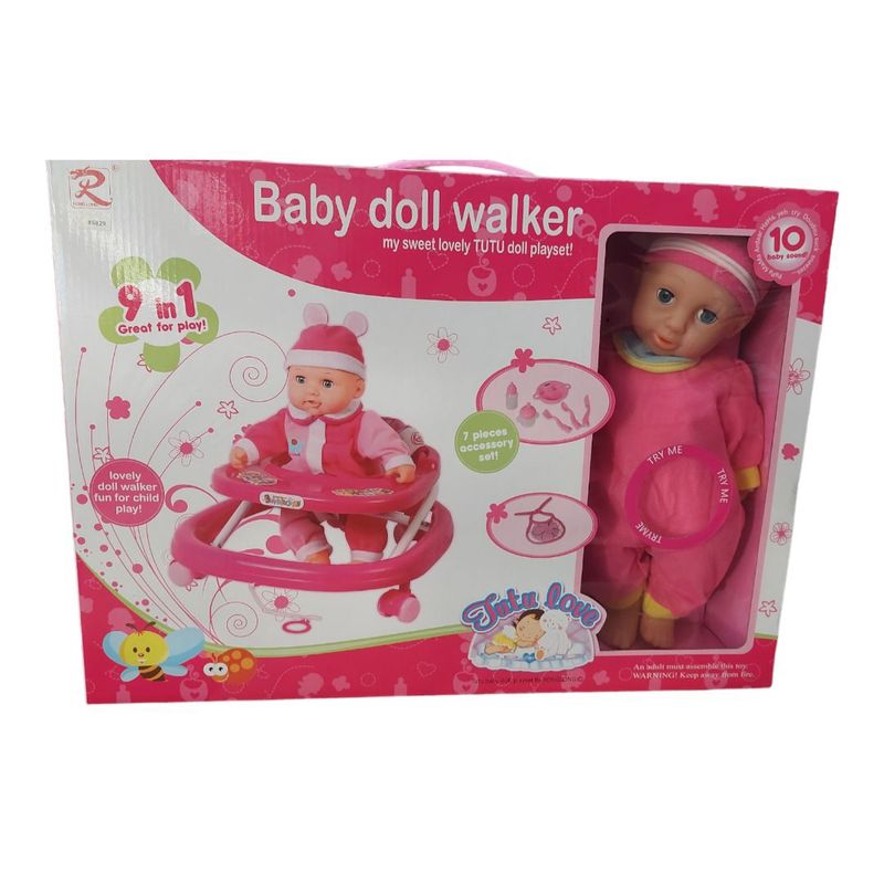 UNIVERSAL - MUÑECO ANDADOR BABY DOLL WALKER 86829