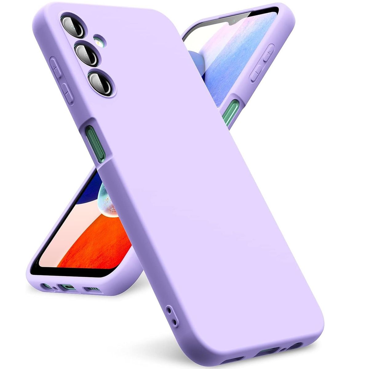 GENERICO - Carcasa Silicona Para Samsung Galaxy A14 5G Lila