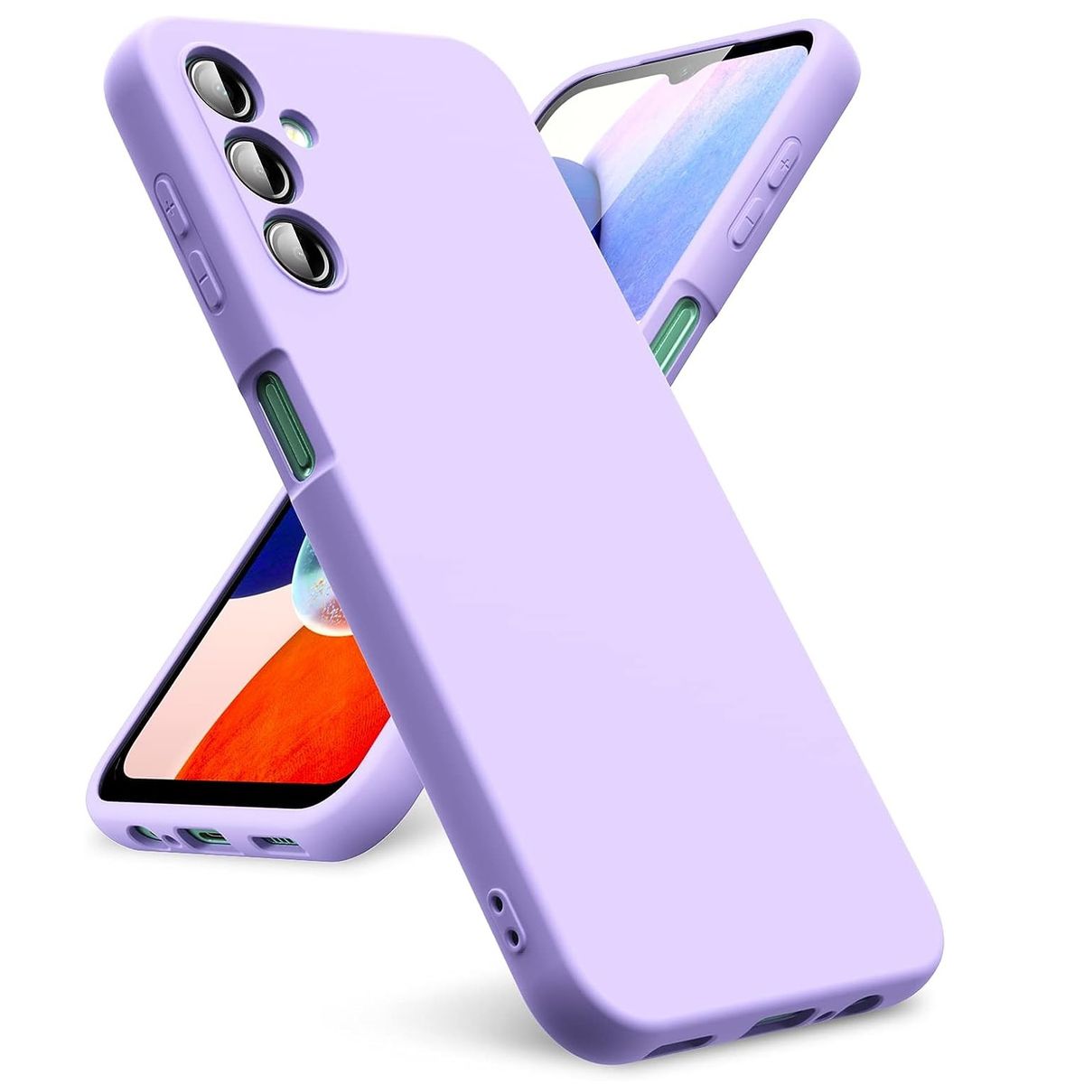 GENERICO - Carcasa Silicona Para Samsung Galaxy A14 5G Lila