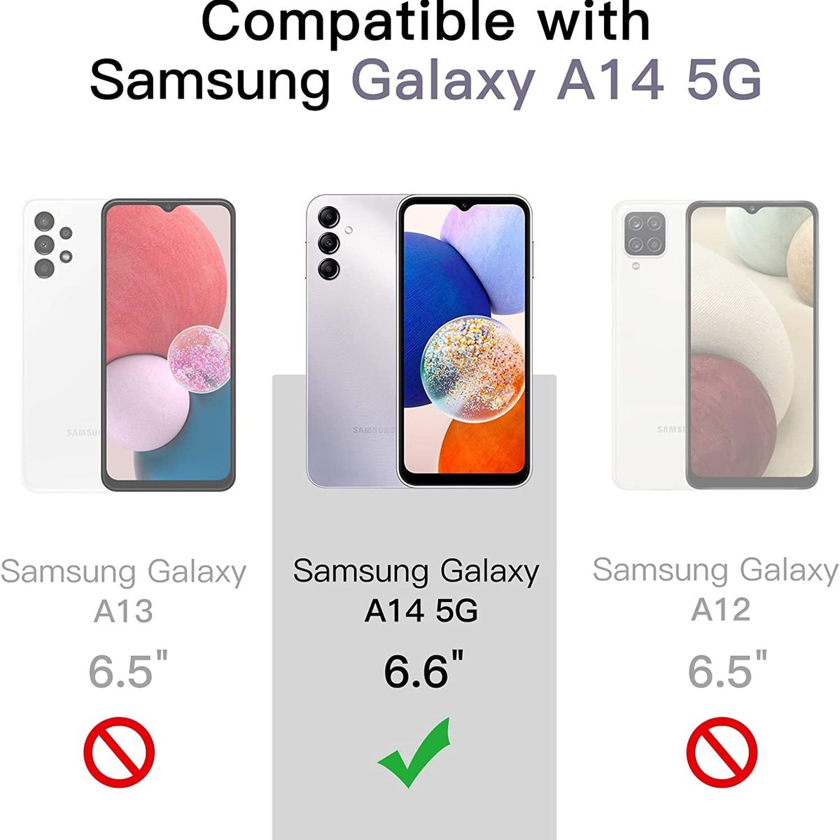 GENERICO - Carcasa Silicona Para Samsung Galaxy A14 5G Lila