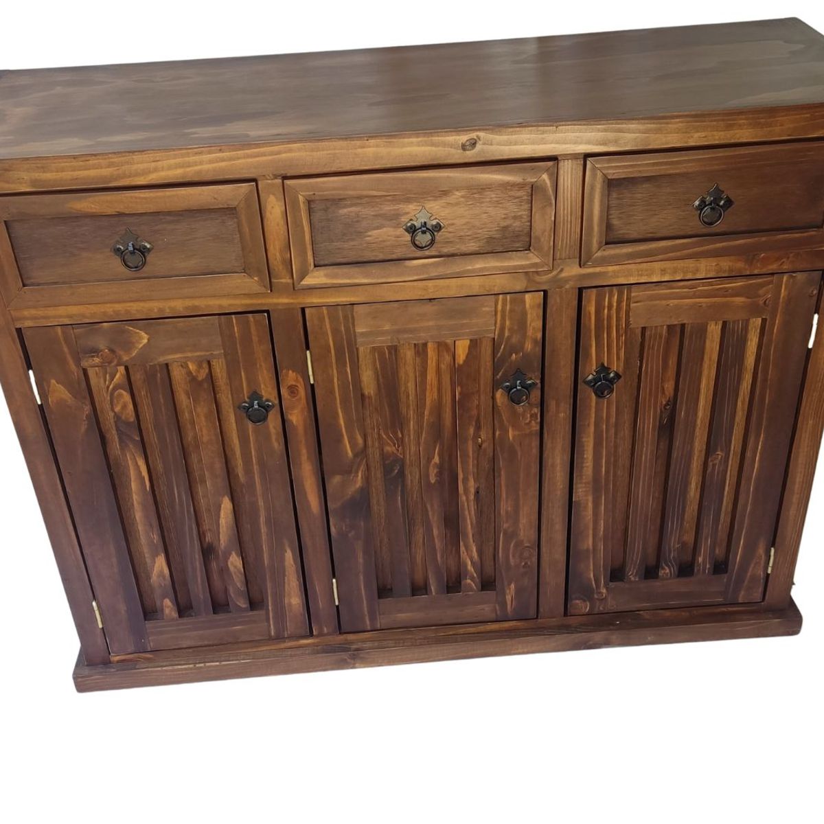 CASAHOGGAR - Buffet  Rustico 120 cm Salerno Chocolate