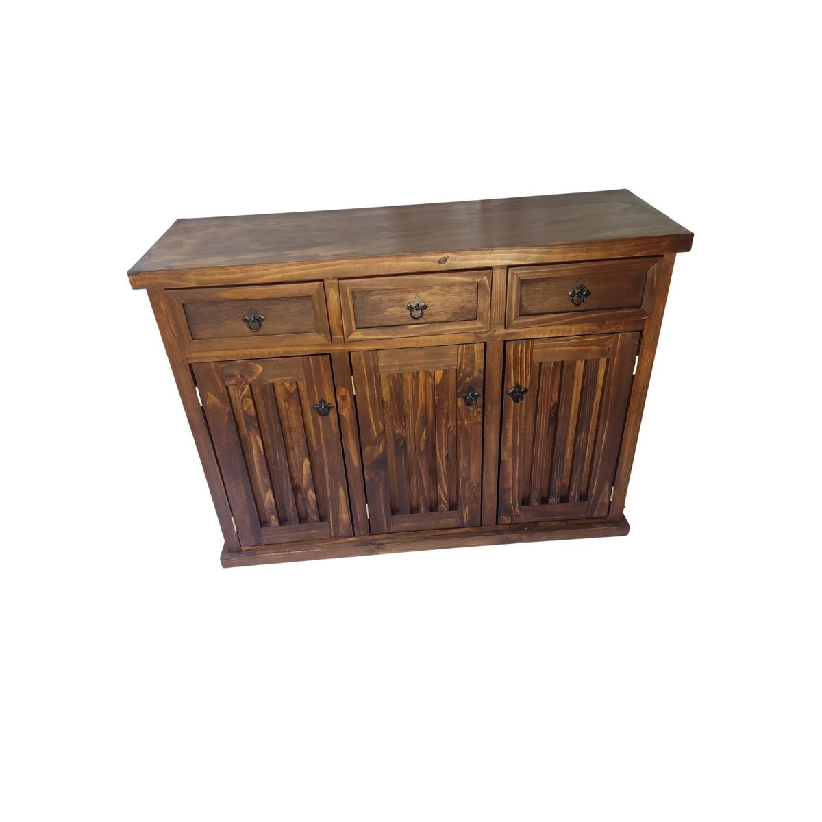 CASAHOGGAR - Buffet  Rustico 120 cm Salerno Chocolate