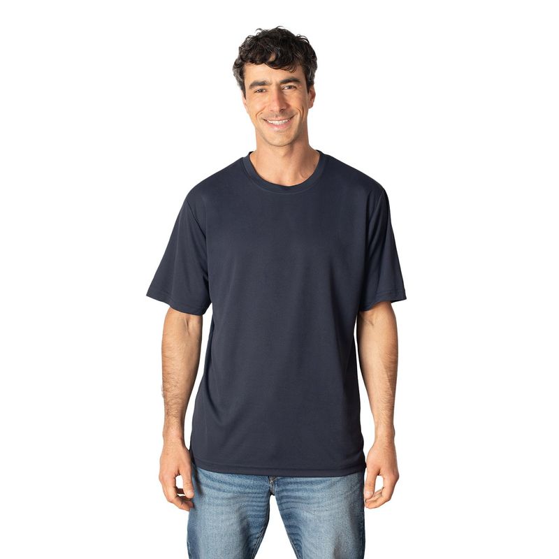 INDUSBORD - Polera Running Dryfit Quickdry Hombre Manga Corta UVpro Ripstop