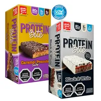 Pack Protein Bite - Black & White y Caramel Peanuts -