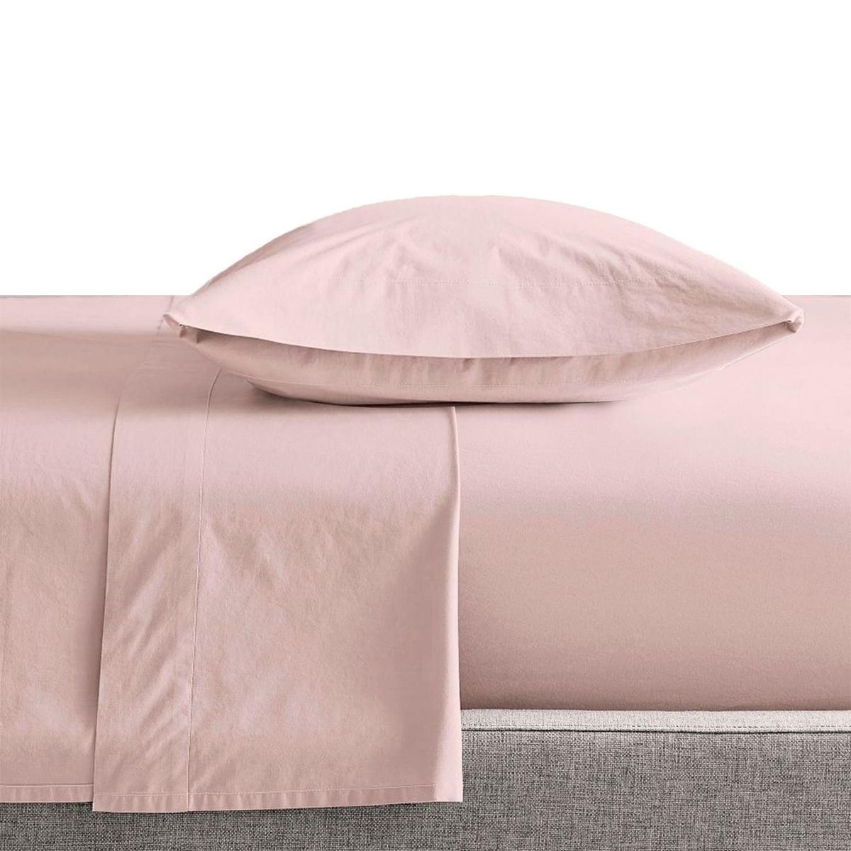 CASATUA - Sabanas Juego 300 Hilos 100% Algodon Rosewood - Rosa - 1,5 Plazas