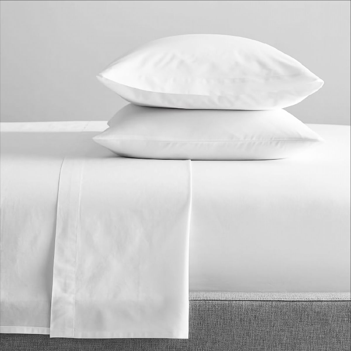 CASATUA - Sabanas Juego 300 Hilos 100% Algodon Rosewood - Blanco - king