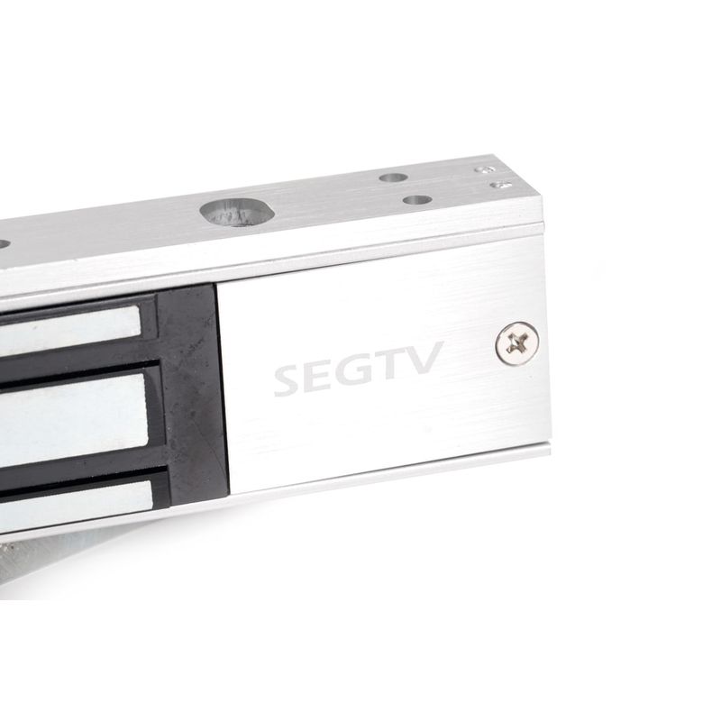 SEGTV - Cerradura Retenedor electromagnético  280Kg, Led de estado Bobina 100% cobre