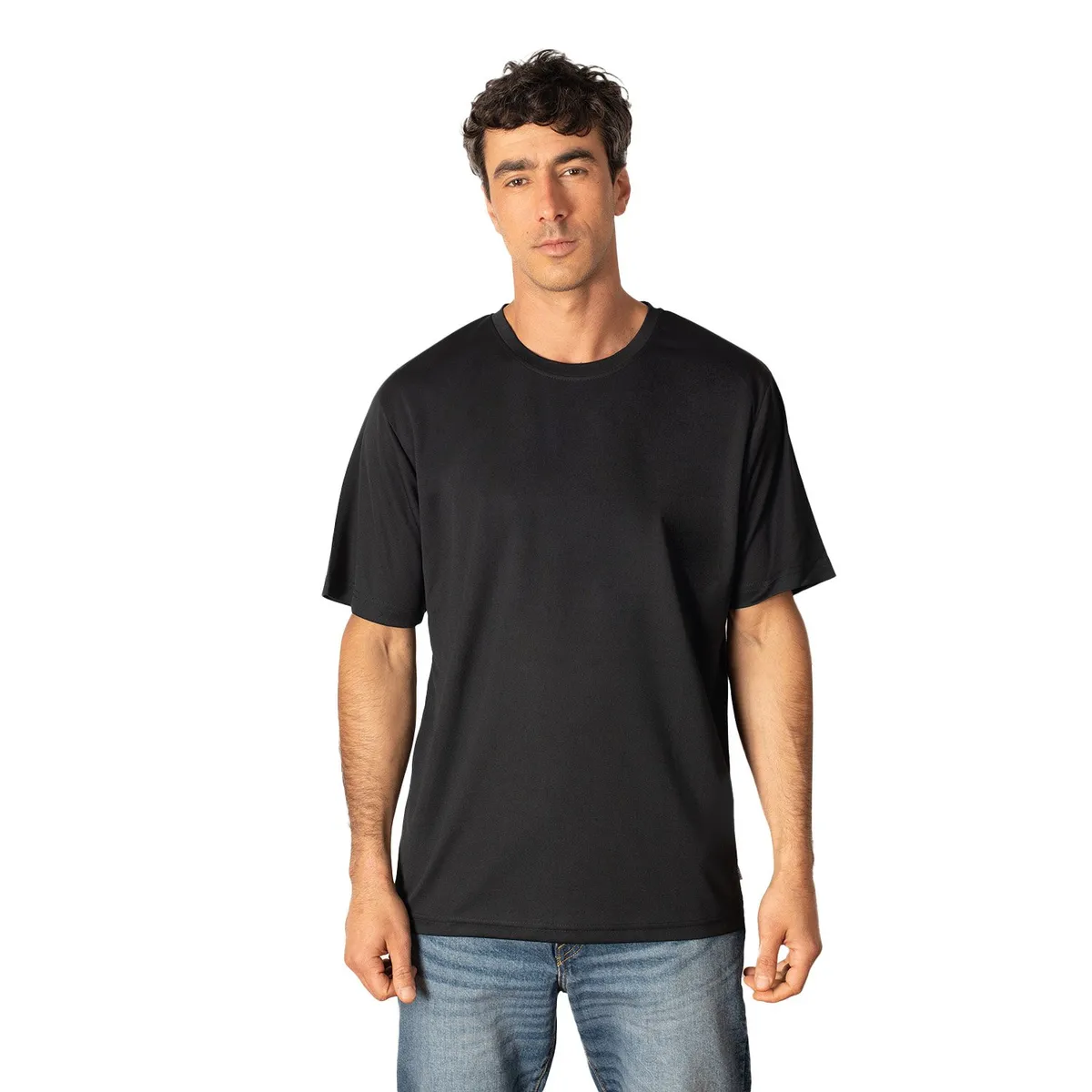 INDUSBORD - Polera Running Dryfit Quickdry Hombre Manga Corta UVpro Ripstop-