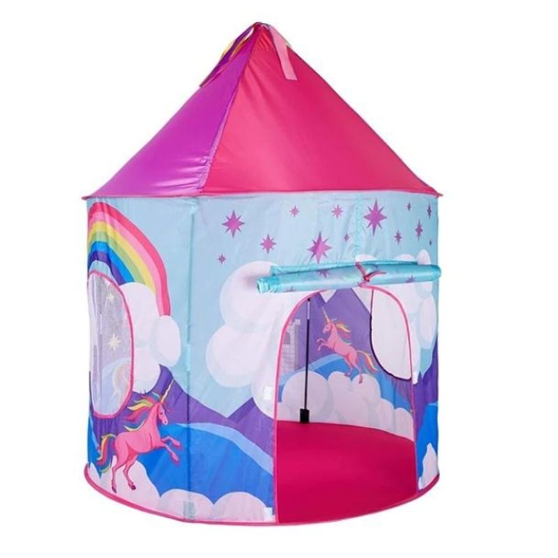 GENERICO - Carpa Castillo Unicornio Multicolor Princesa Niñas