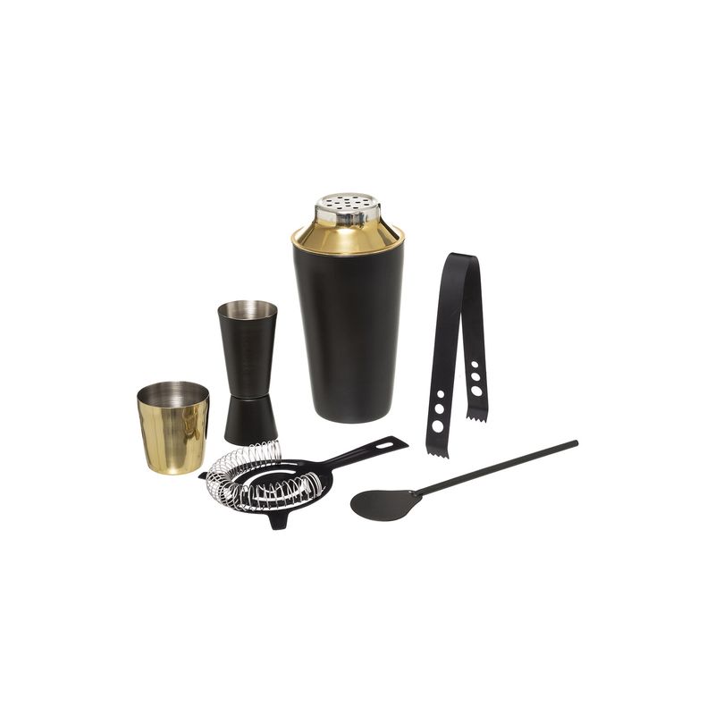 SECRET DE GOURMET - Set Coctelería 5 Piezas Premium Black SECRET DE GOURMET