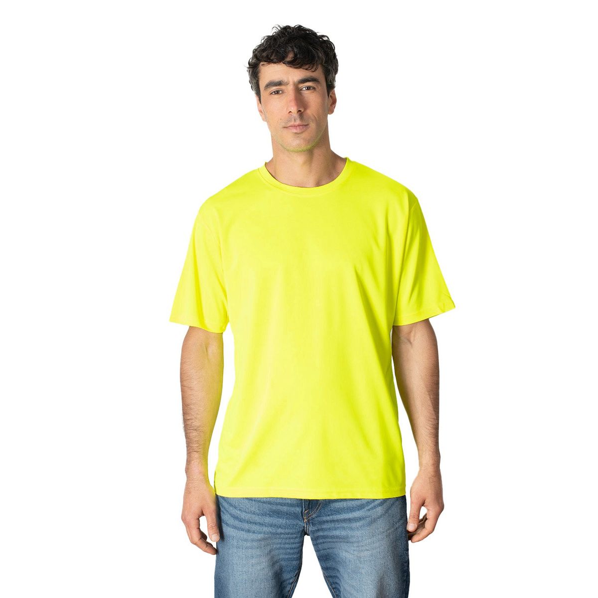 INDUSBORD - Polera Running Dryfit Quickdry Hombre Manga Corta UVpro Ripstop-