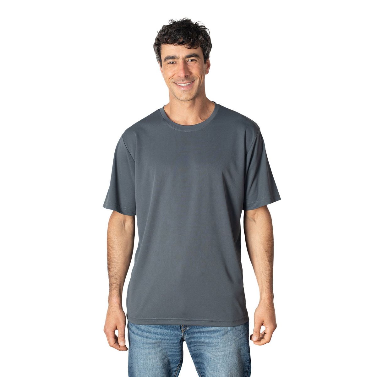 INDUSBORD - Polera Running Dryfit Quickdry Hombre Manga Corta UVpro Ripstop-