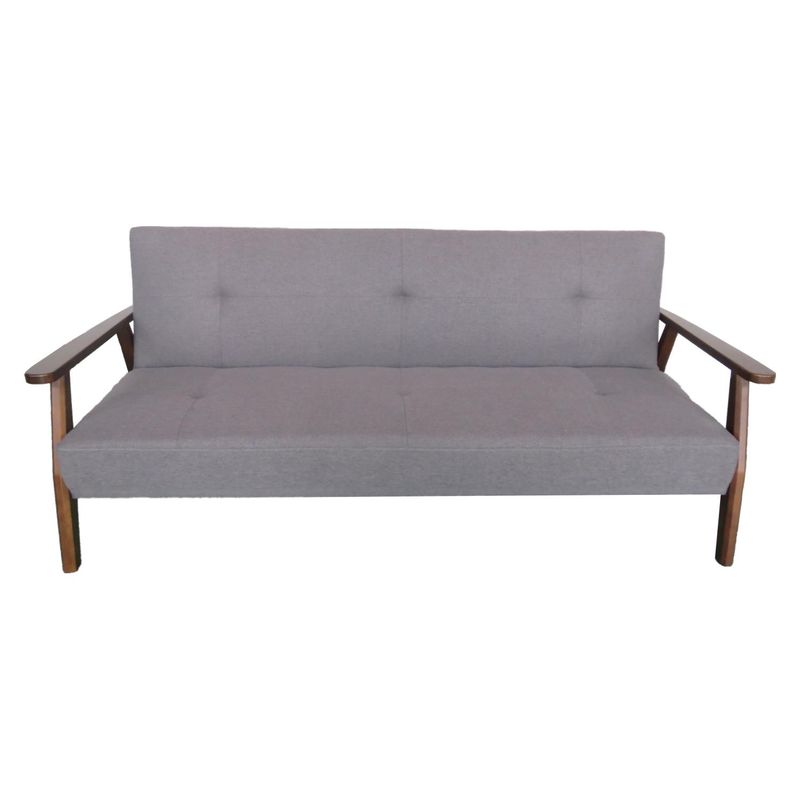 SPAZZIO - Sofá Cama 3 Cuerpos Copenhage Gris Jsc019 Spazzio