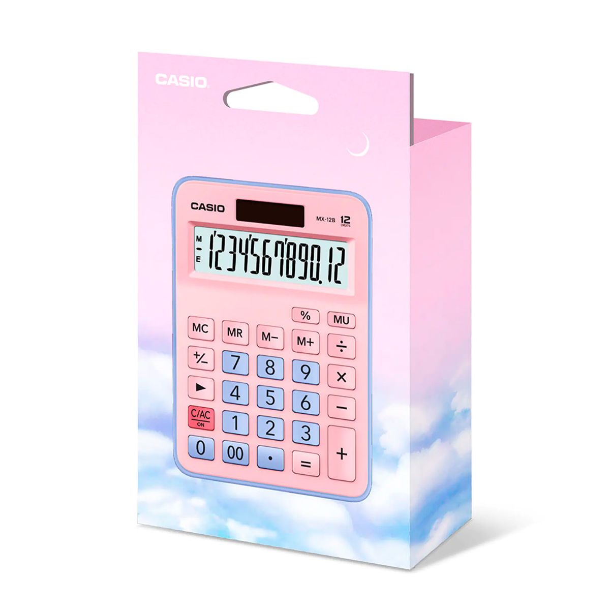 CASIO - CALCULADORA ESCRITORIO CASIO MX-12B-PKLB ROSADA