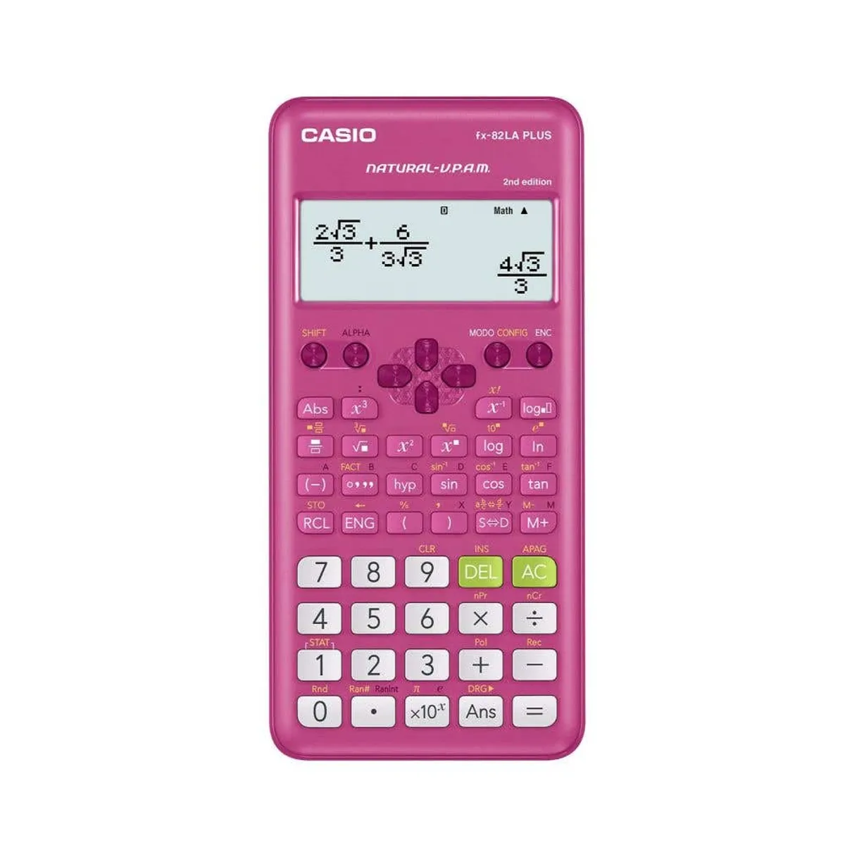 CASIO - CALCULADORA CIENTIFICA CASIO FX-82LAPLUSPK ROSADA