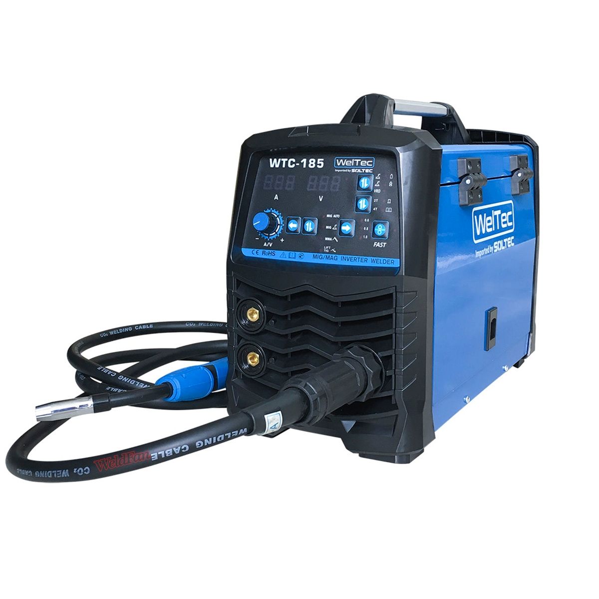 GENERICO - Maquina De Soldar Weltec Wtc 185 A 220V Mig 3en1 Con Y Sin Gas