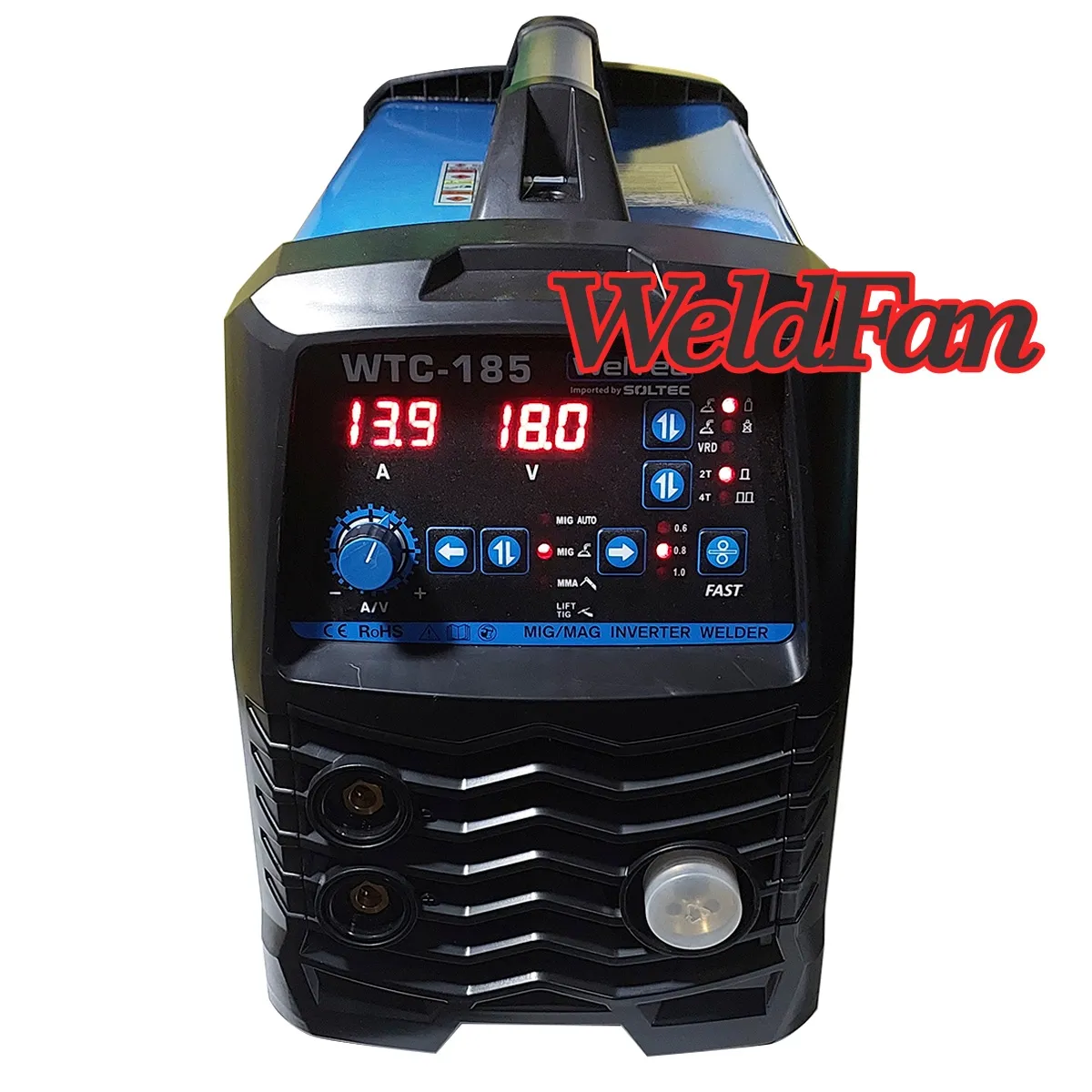 GENERICO - Maquina De Soldar Weltec Wtc 185 A 220V Mig 3en1 Con Y Sin Gas