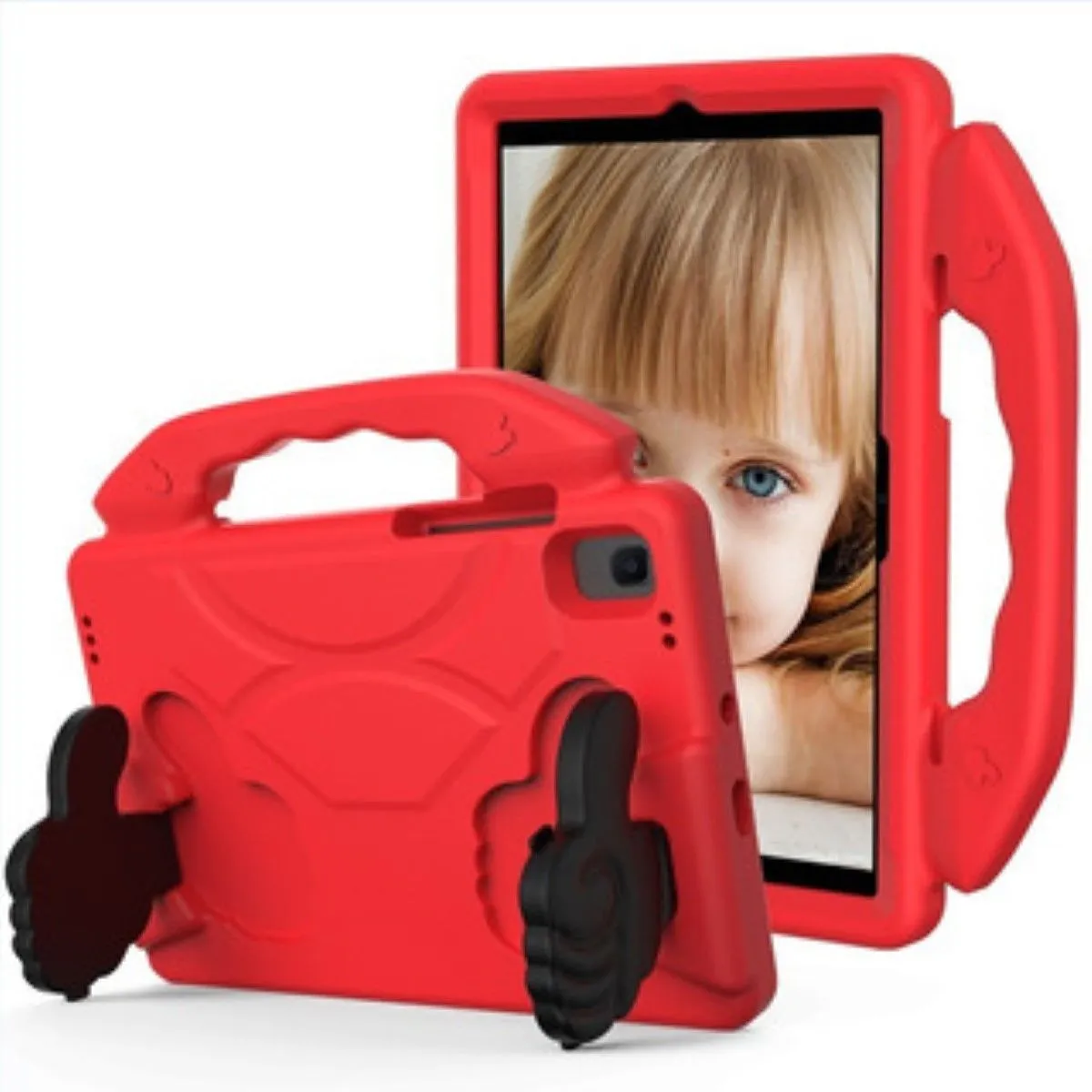 GENERICO - Carcasa Niños Anti-golpes Para Tablet Lenovo M8 8505f 8.0 Rojo