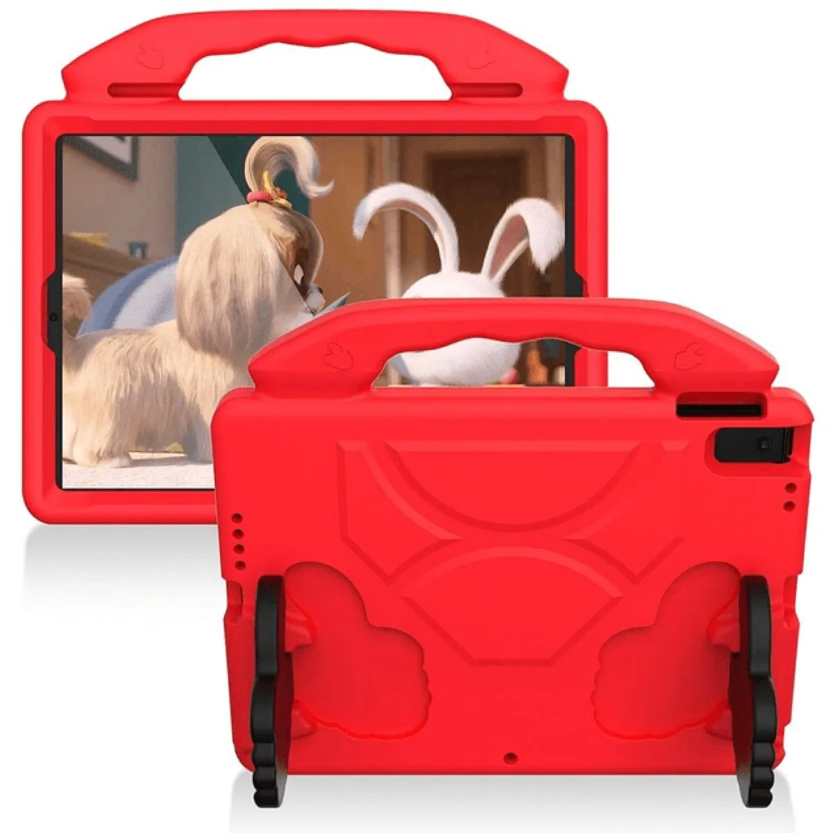 GENERICO - Carcasa Niños Anti-golpes Para Tablet Lenovo M8 8505f 8.0 Rojo