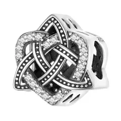 TODOJOYAS - Charm Dije Plata 925 Triqueta Nudo Celta de Amor