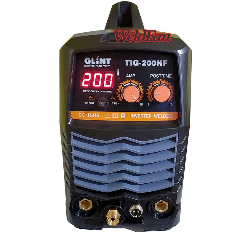 GENERICO - Soldadora Glint - 200 Hf Mma - Tig Alta Frecuencia