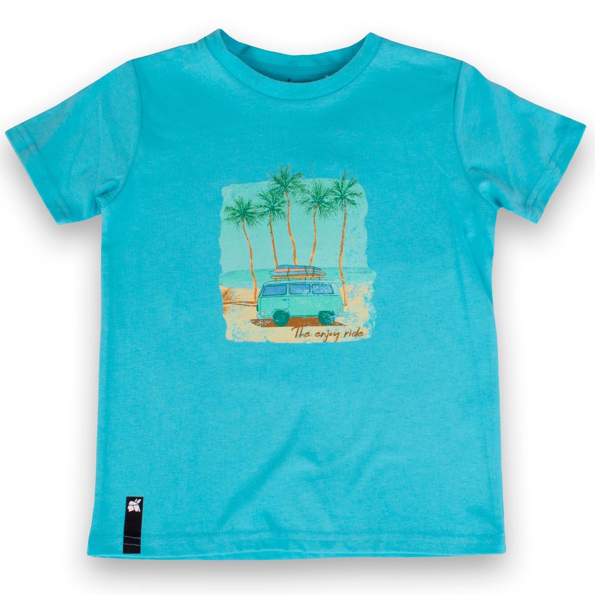 PILLIN - Polera Niño Turquesa Pillin PILLIN