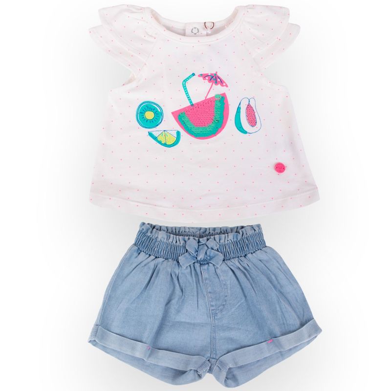 PILLIN - Conjunto Bebe Niña Denim Pillin PILLIN