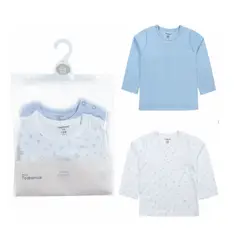 TEDMIMAK - Set de 2 Camisetas de Algodón Manga Larga
