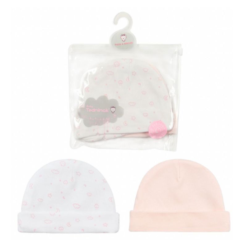 TEDMIMAK - Set de 2 Gorros  para Recién Nacido Tedmimak