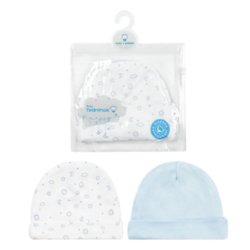 TEDMIMAK - Set de 2 Gorros  para Recién Nacido Tedmimak