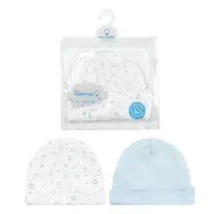 TEDMIMAK - Set de 2 Gorros para Recién Nacido