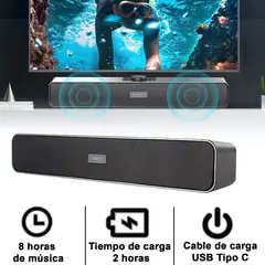 OEM - Parlante Barra De Sonido Bluetooth Sound Bar Portátil Tv