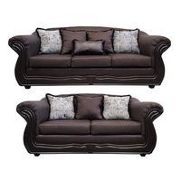 Living Con Resorte Estructural Búfalo 7 Cuerpos 4+3 Tela+PU