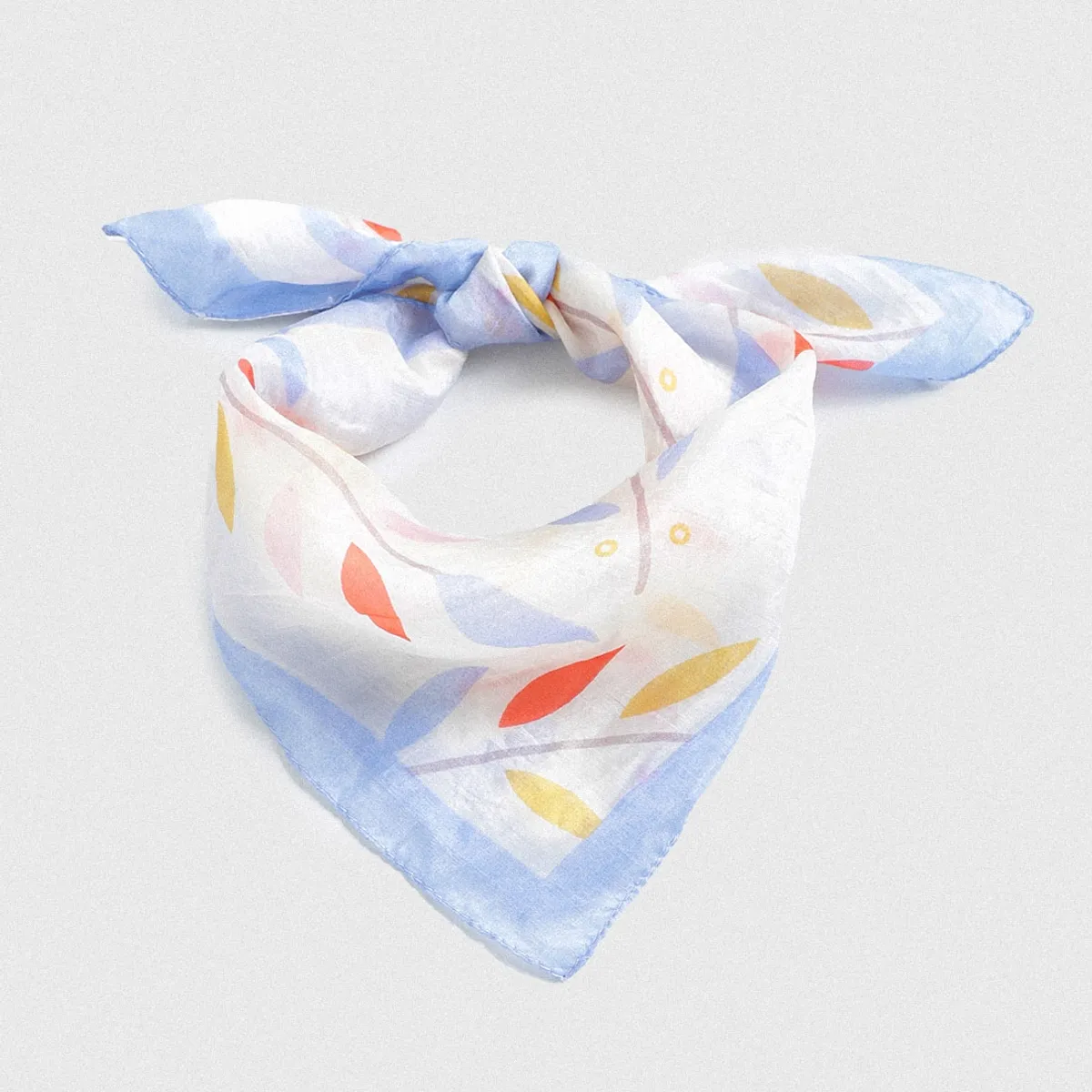 CANADIENNE - Pañuelo De Seda Celeste