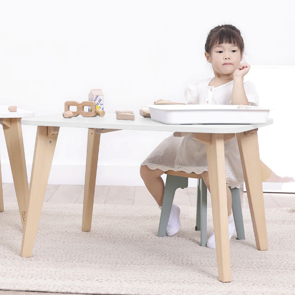 FORM DESIGN - Escritorio Infantil Bianca Natura/Blanco Form