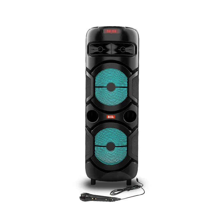 Parlante Bluetooth Karaoke Con Microfono Wavemax2 · Negro