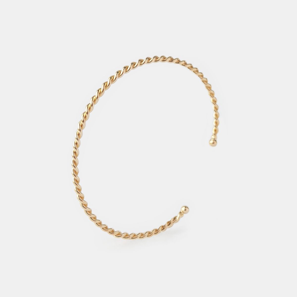 PSK JOYAS - Brazalete Mujer Enchape Oro 18kt Torcido Psk Joyas Renata