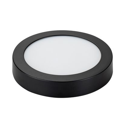 Imagen 2 del producto Panel Led Plafon Sobrepuesto Redondo Negro 24w Want LUZ CALIDA