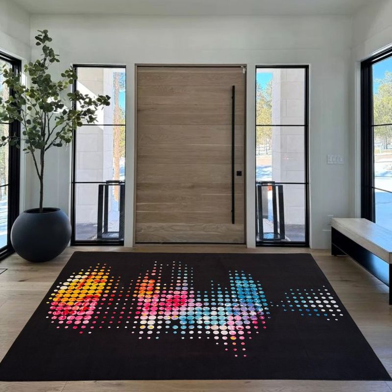 CLEMS CORTINAS - Alfombra Diseño Paris Para Living 200x220 Clems